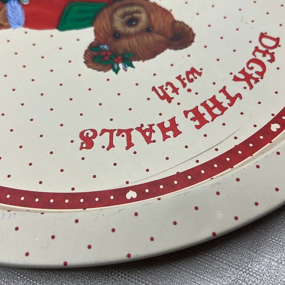 13 Inch Tin Christmas Cookie Tray - Picture 4 of 5